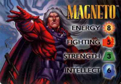 Magneto 4-Grid Character Card